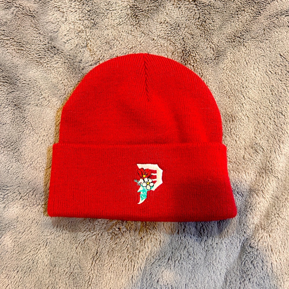 Primitive red/burgandy beanie